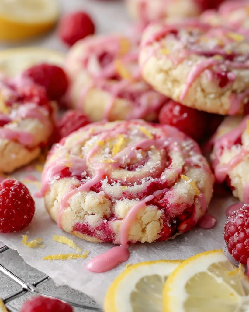 Lemon Raspberry Cookies