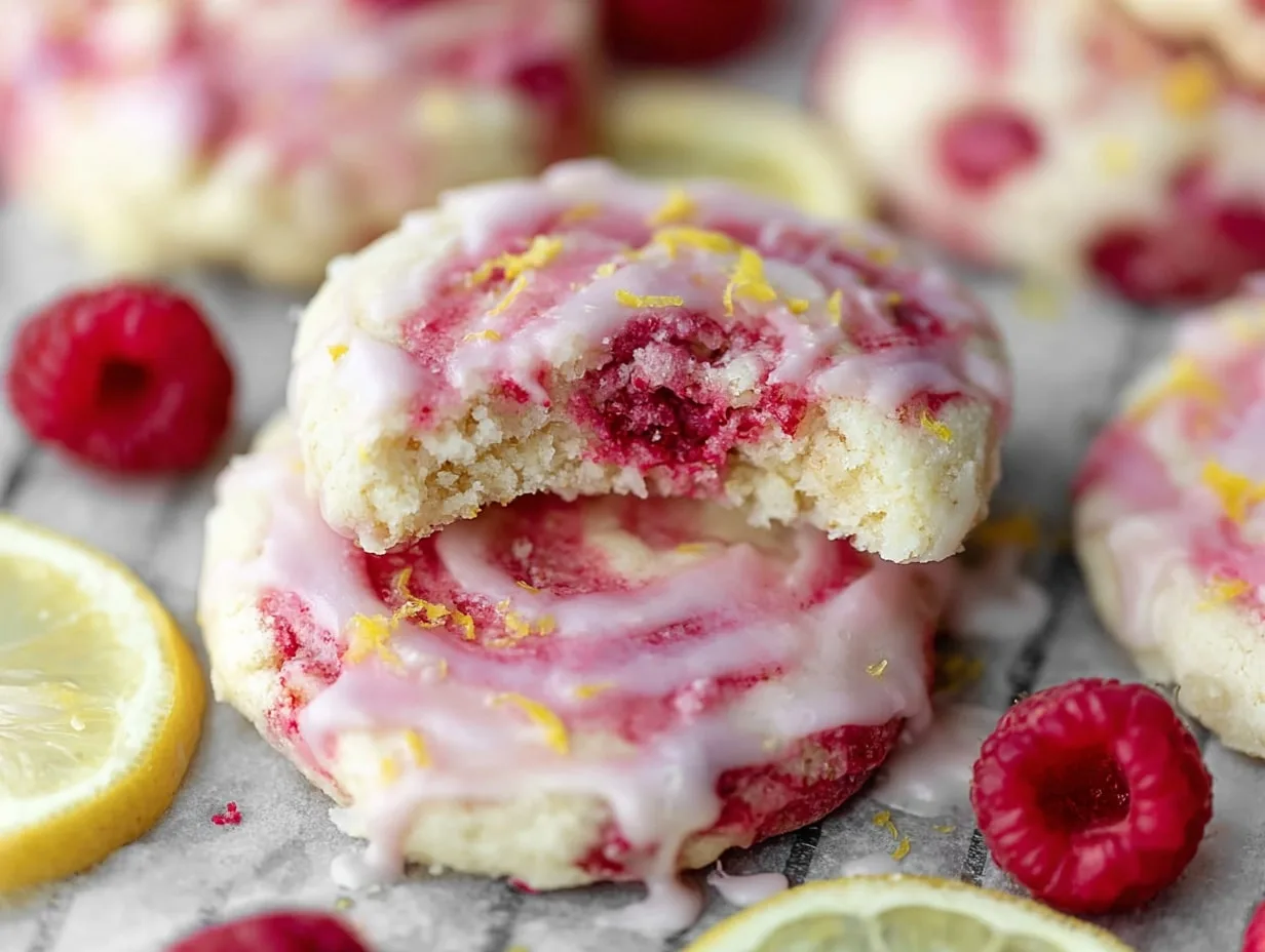 Lemon Raspberry Cookies