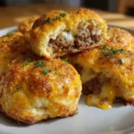 Garlic Parmesan Cheeseburger Bombs