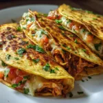 baked chicken tacos with flour tortillas​
