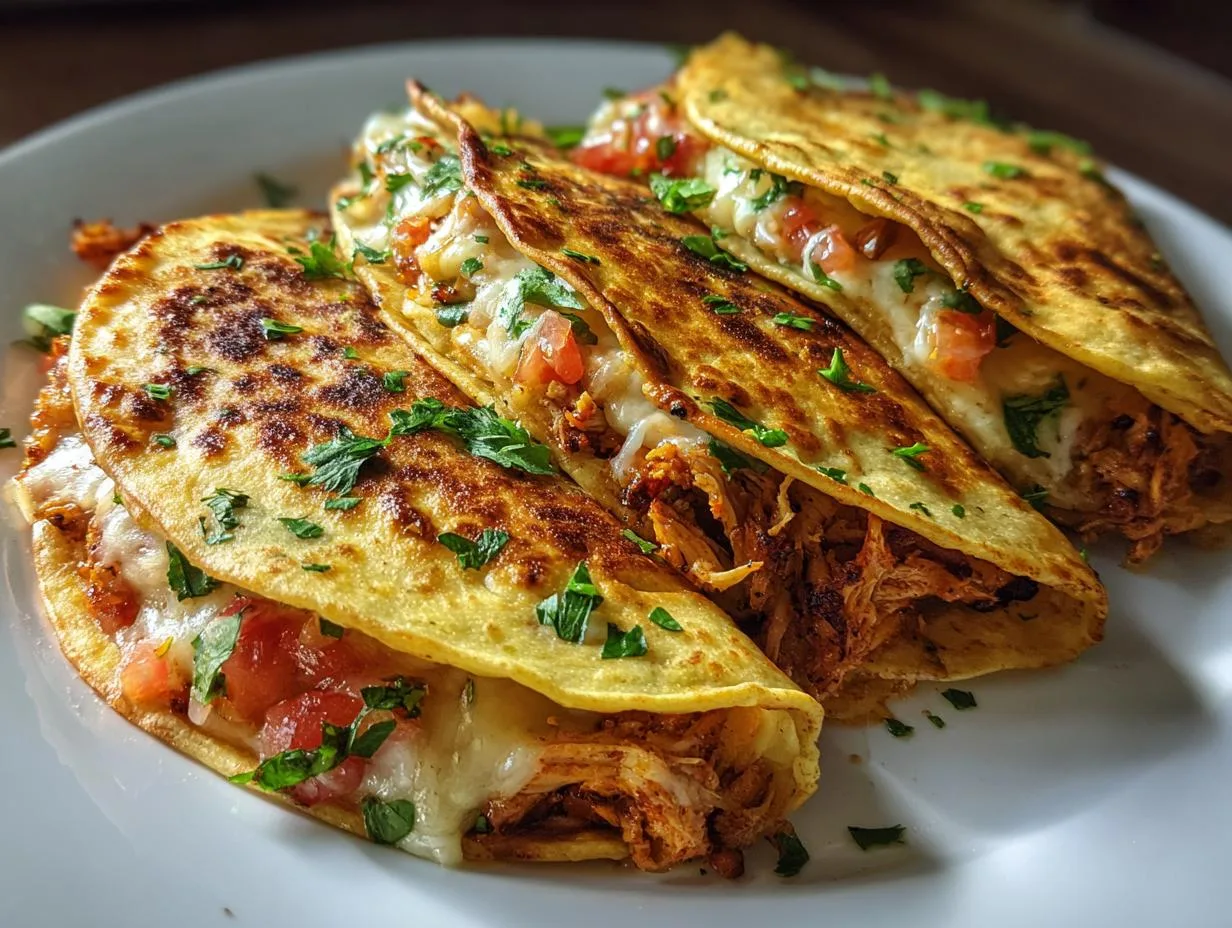 Baked Chicken Tacos with Flour Tortillas
