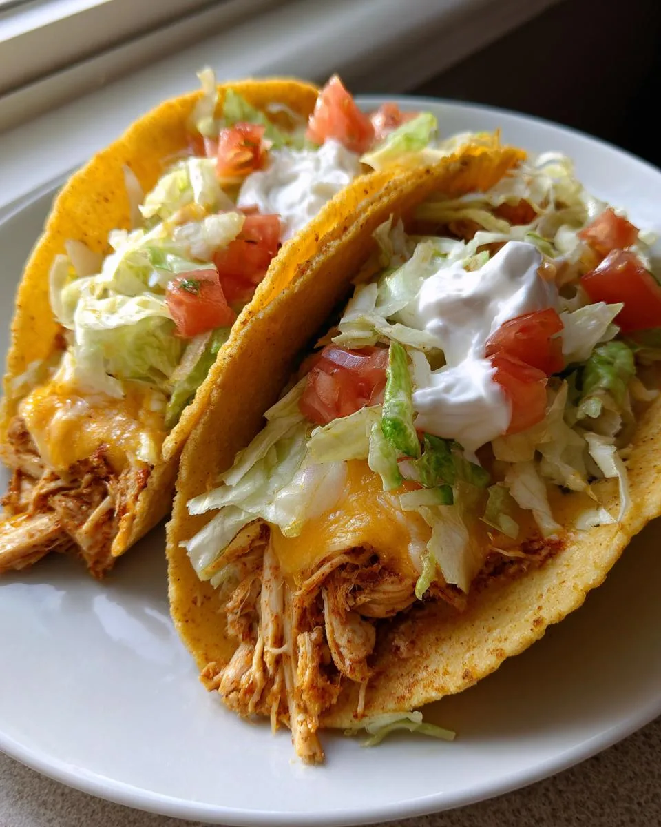 baked crispy chicken tacos - detail 1