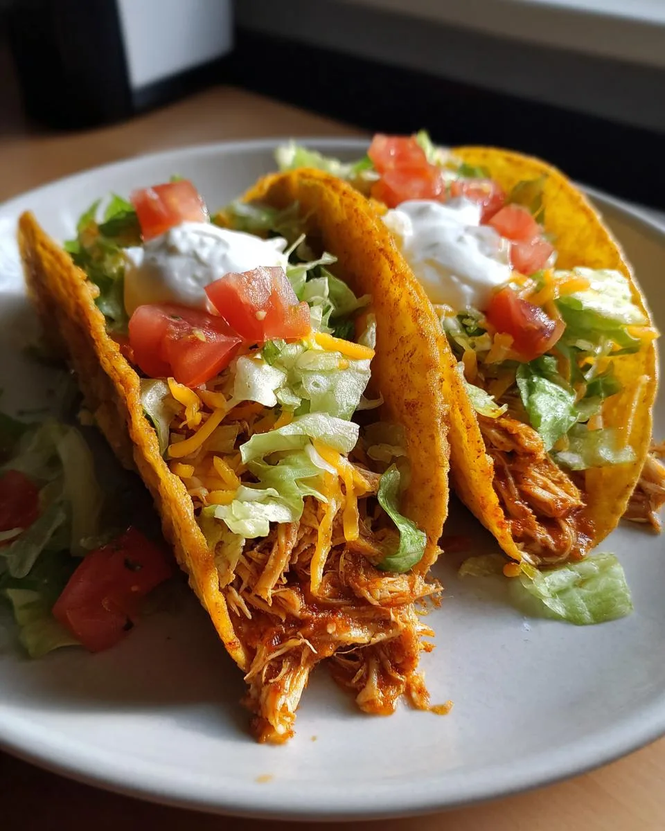 baked crispy chicken tacos - detail 2