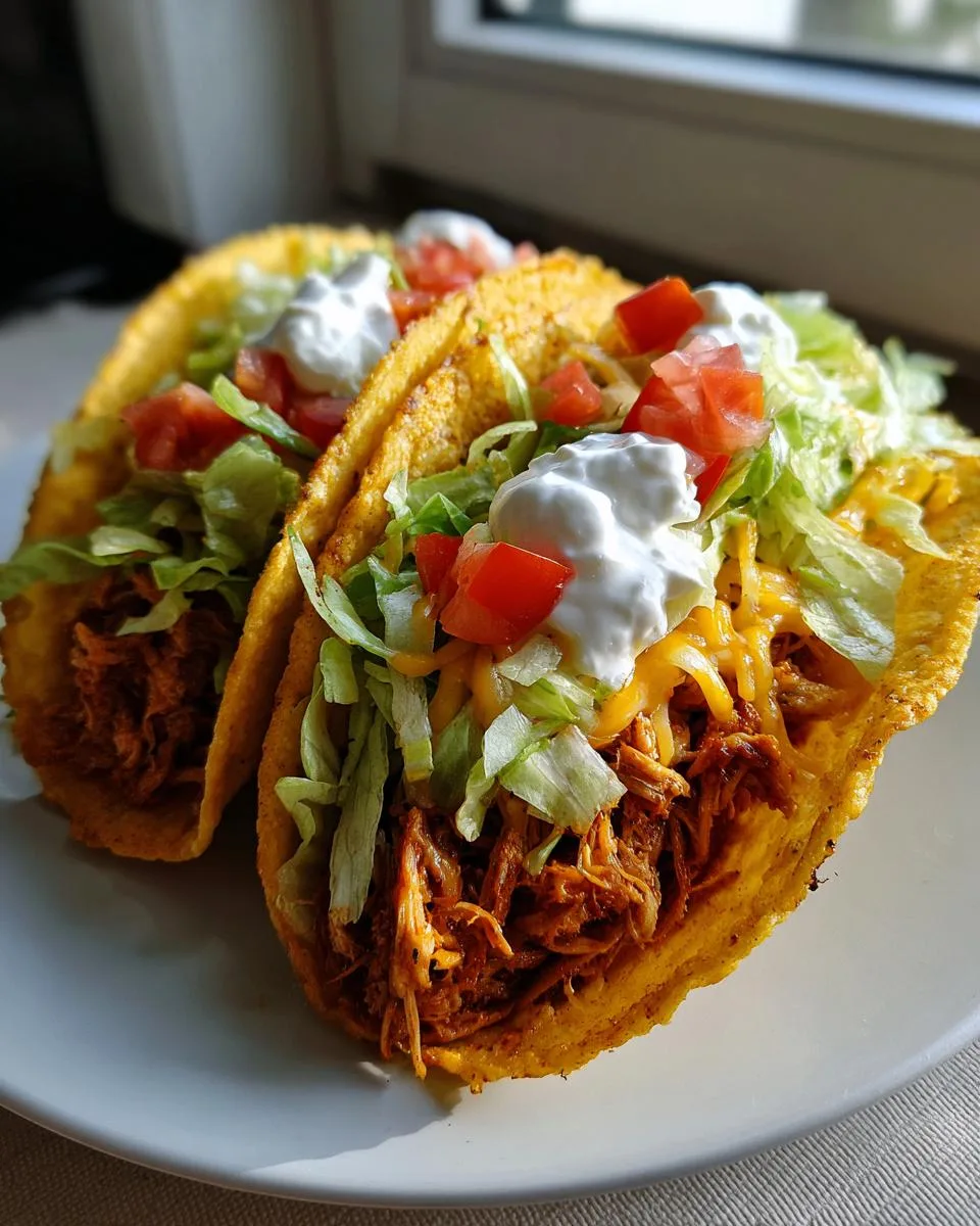 baked crispy chicken tacos - detail 4