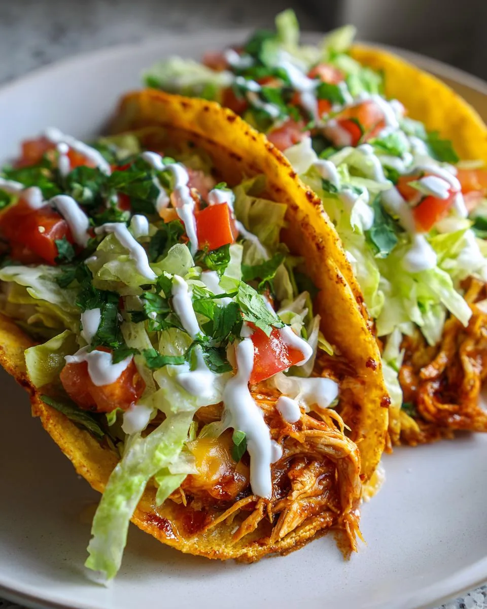 baked crunchy chicken tacos​ - detail 1