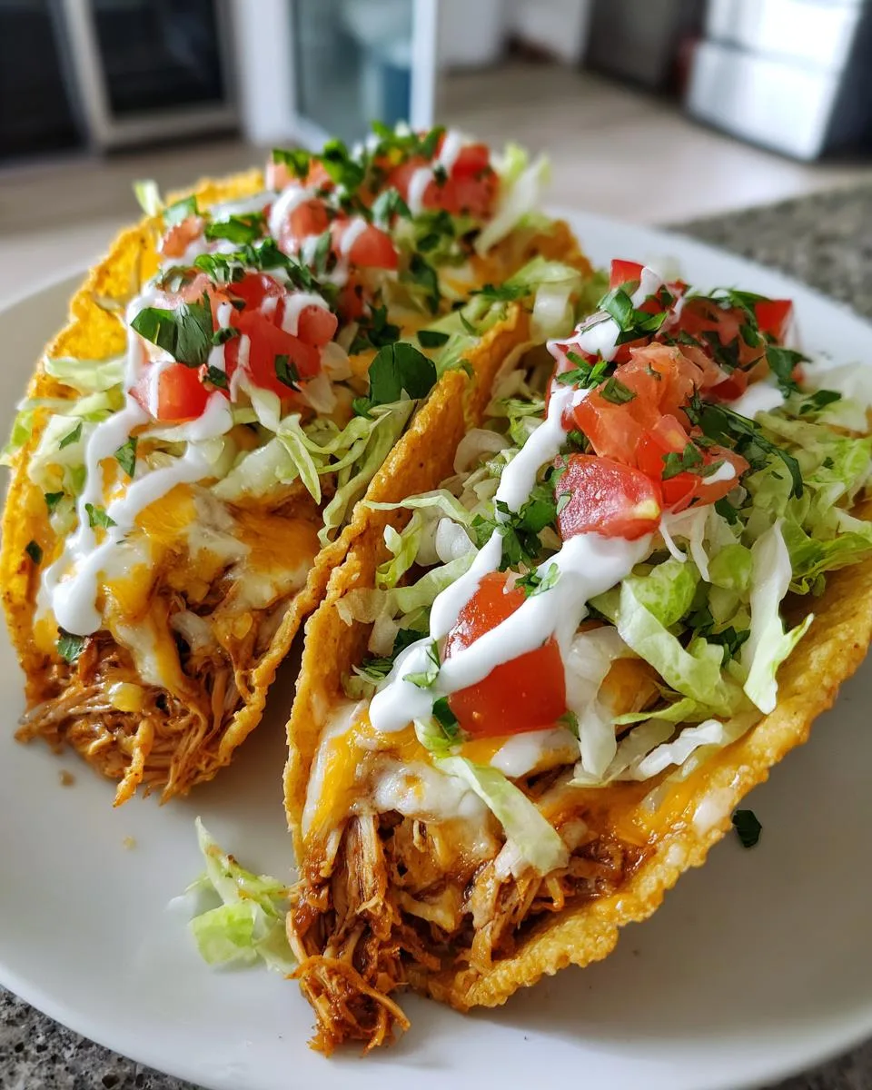 baked crunchy chicken tacos​ - detail 2
