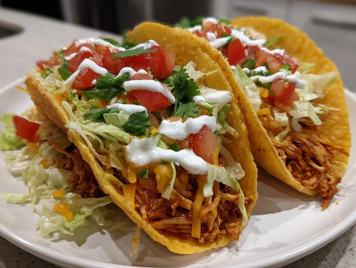 Baked Crunchy Chicken Tacos