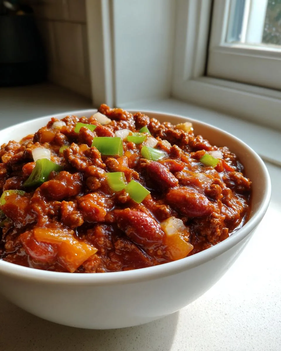 bbq baked beans with ground beef - detail 3