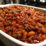 bbq baked beans with hamburger​