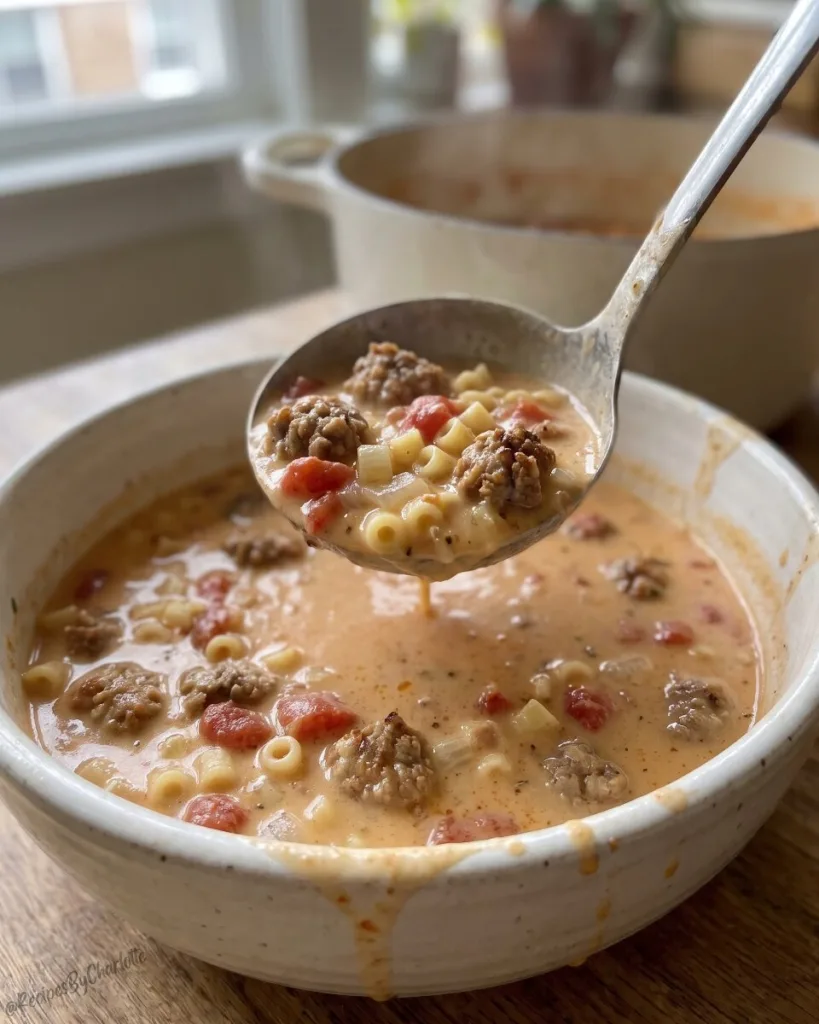 Creamy Parmesan Italian Sausage Soup 5
