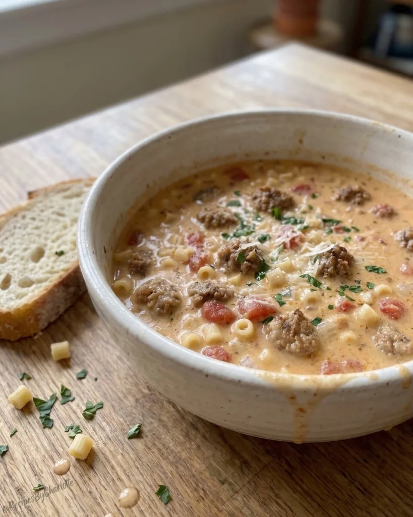 Creamy Parmesan Italian Sausage Soup 7