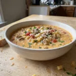 Creamy Parmesan Italian Sausage Soup Recipe