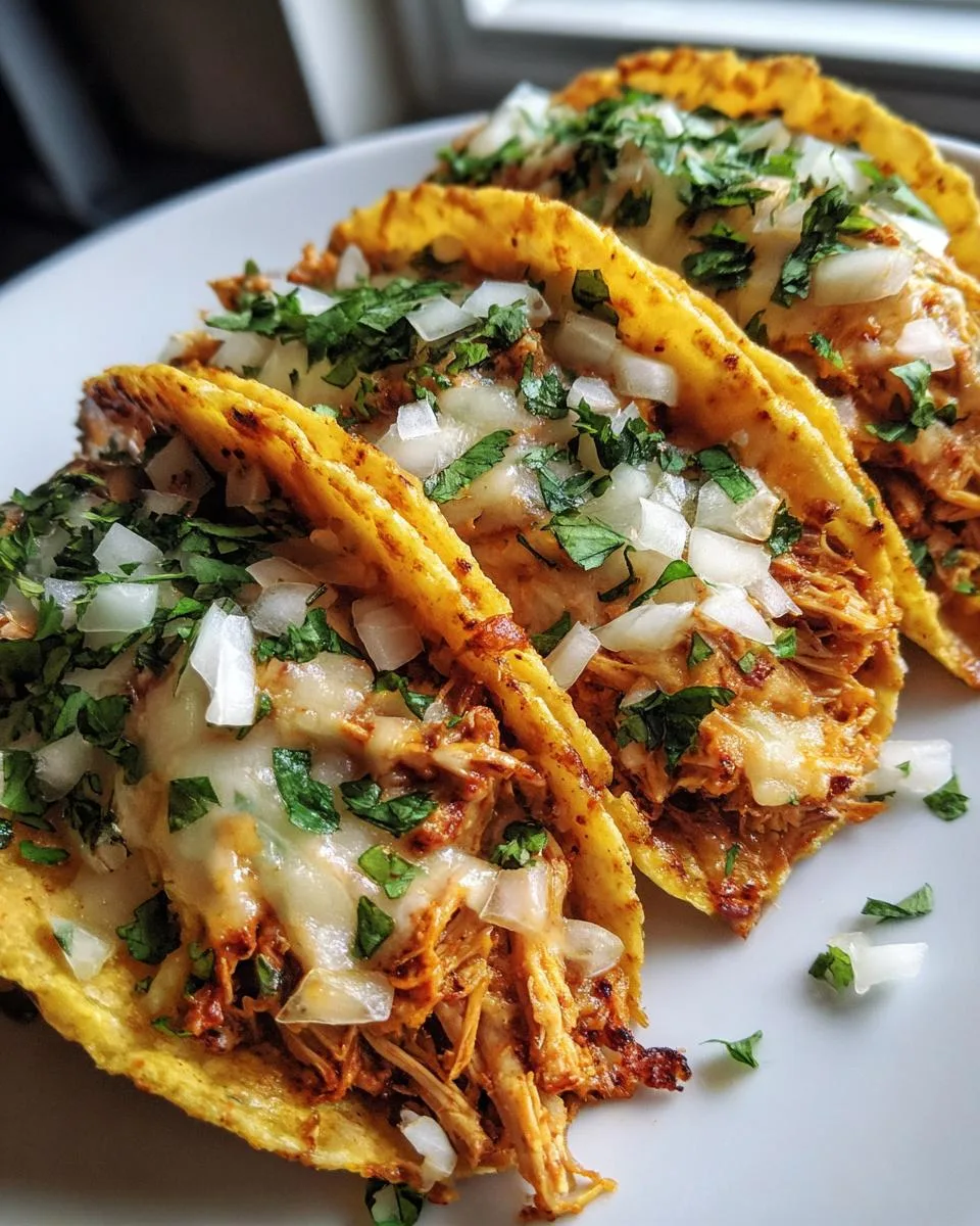 crispy baked chicken tacos - detail 1