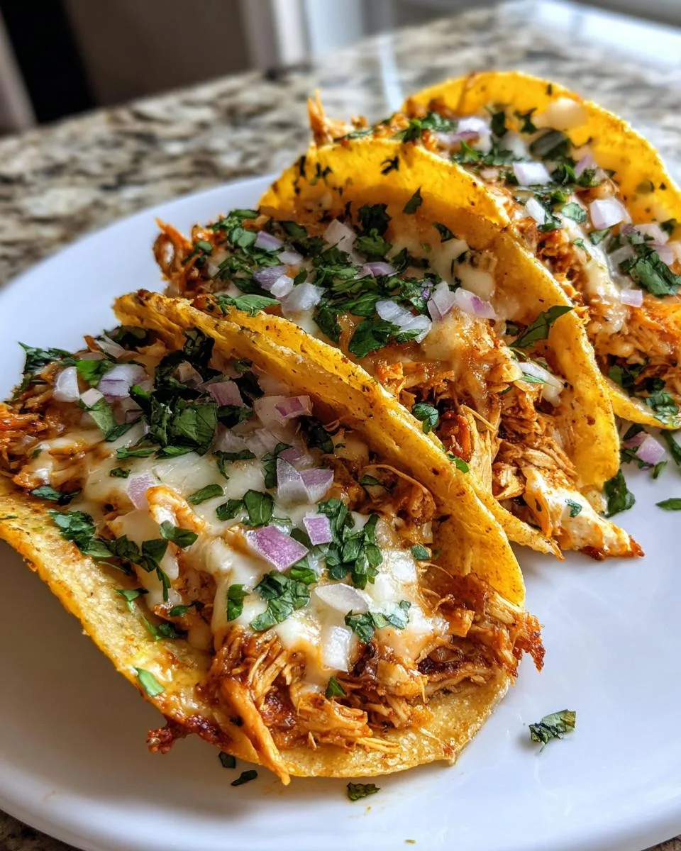 crispy baked chicken tacos - detail 4