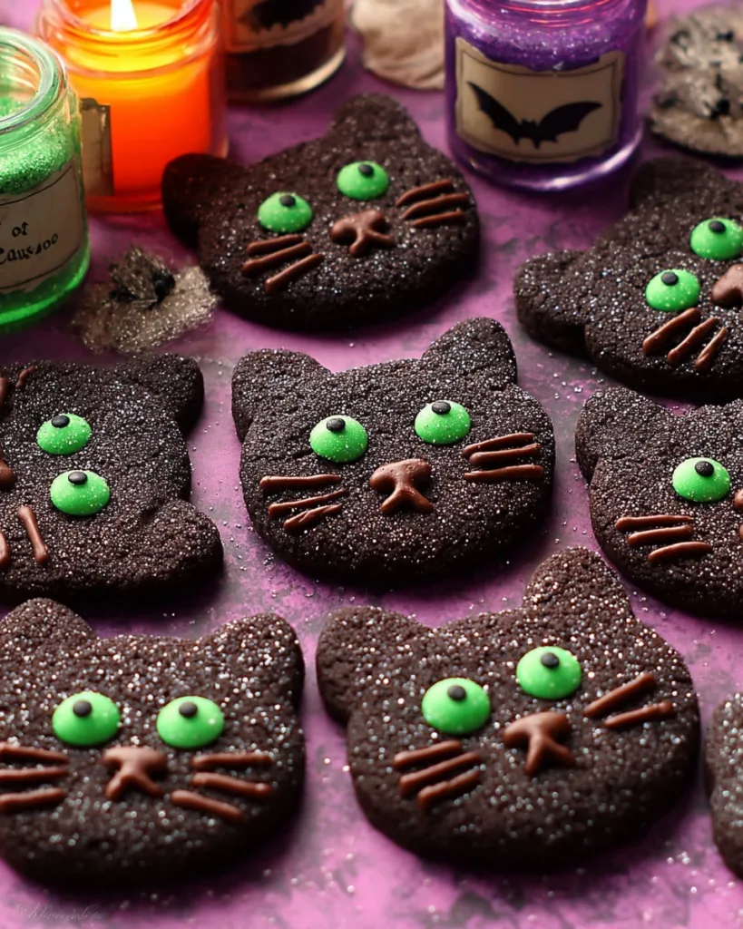 Step-by-step how to decorate Hocus Pocus Binx cookies