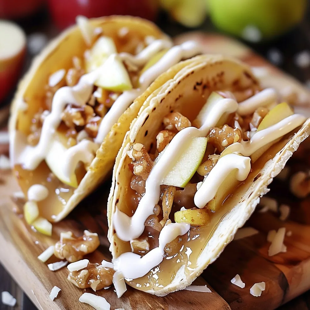 Apple Pie Cheesecake Tacos 1