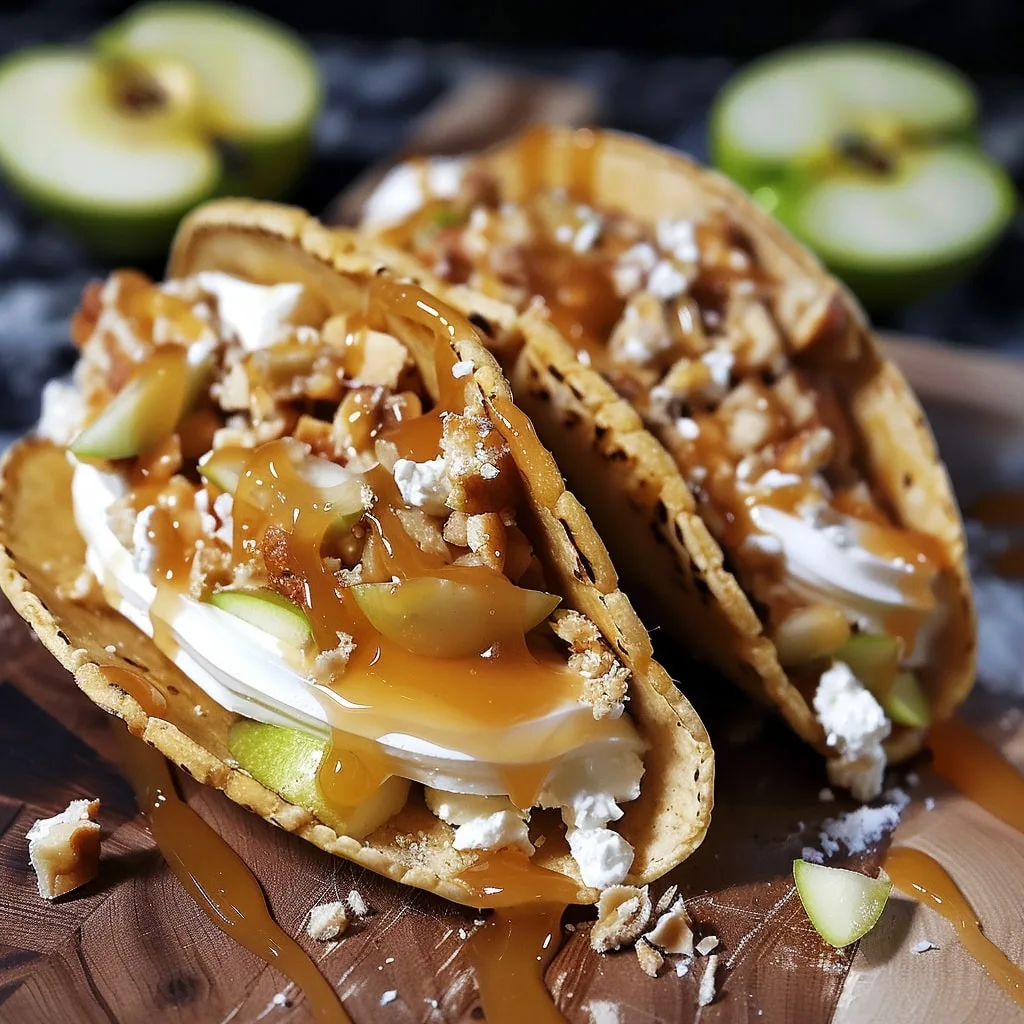 Apple Pie Cheesecake Tacos