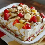 No-Bake Banana Split Cake