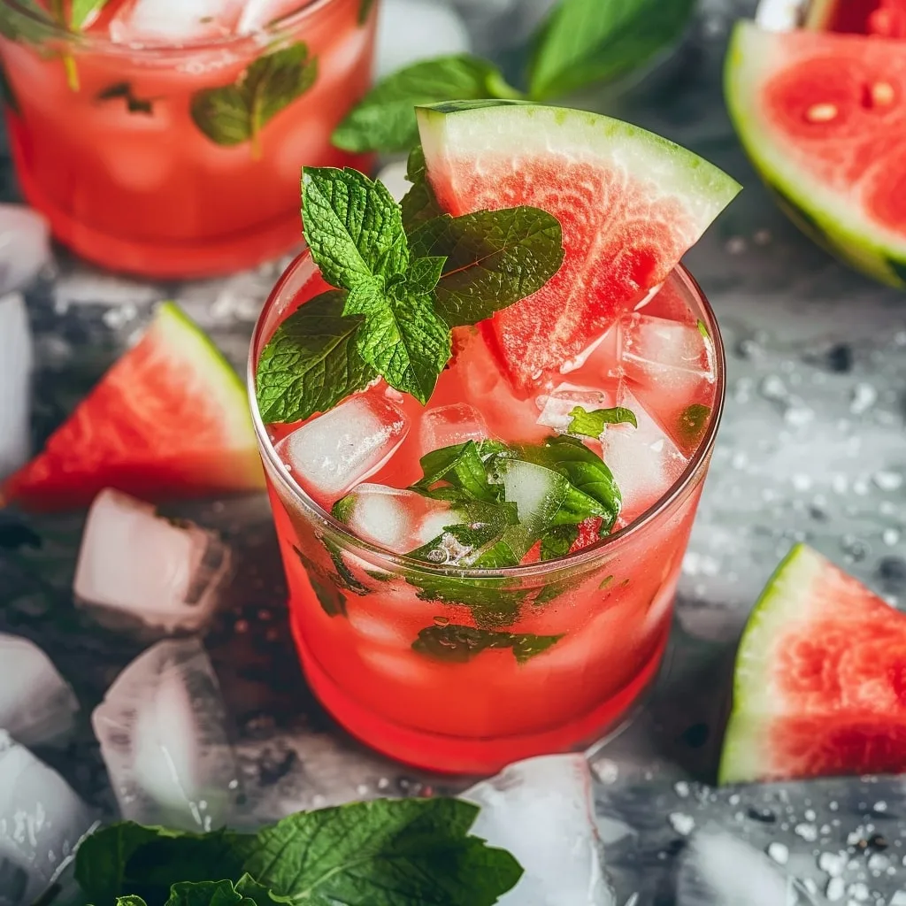 Big Batch Watermelon Mojito