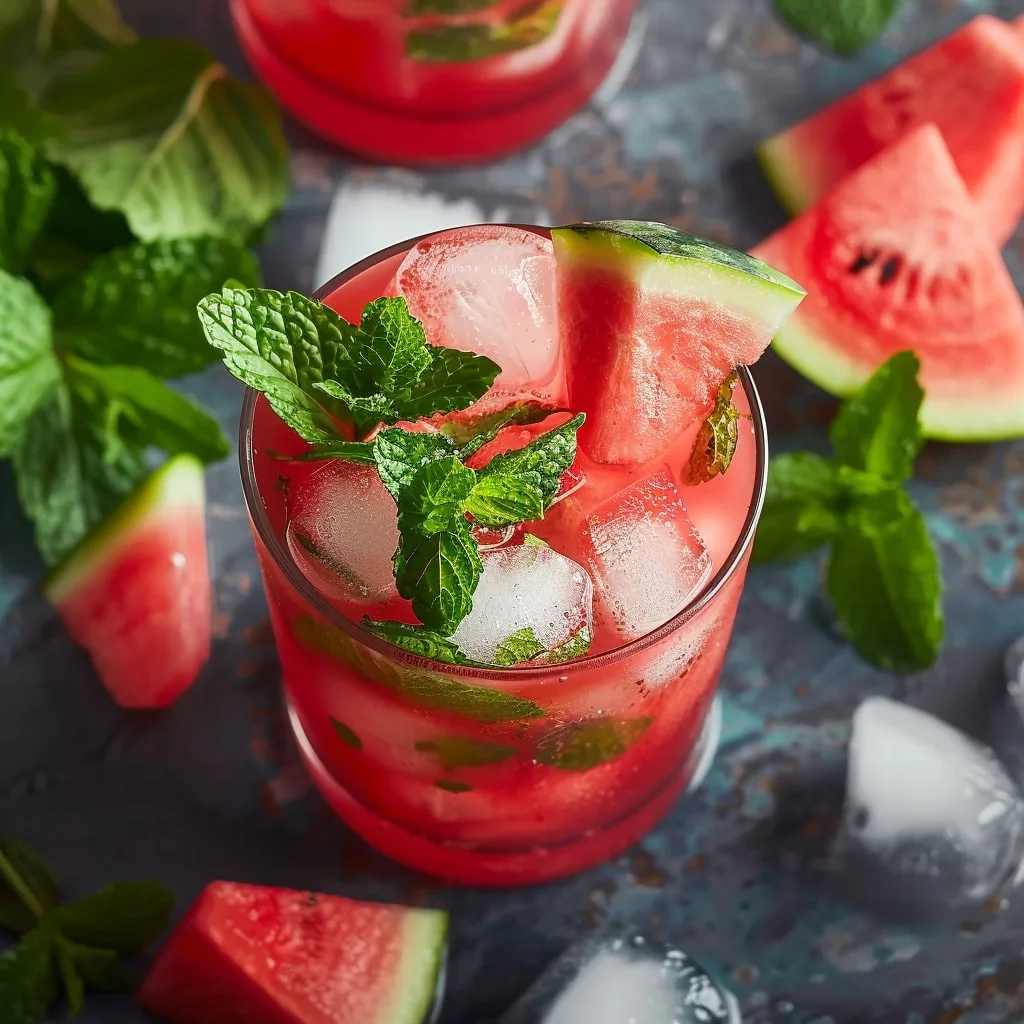 Big Batch Watermelon Mojito