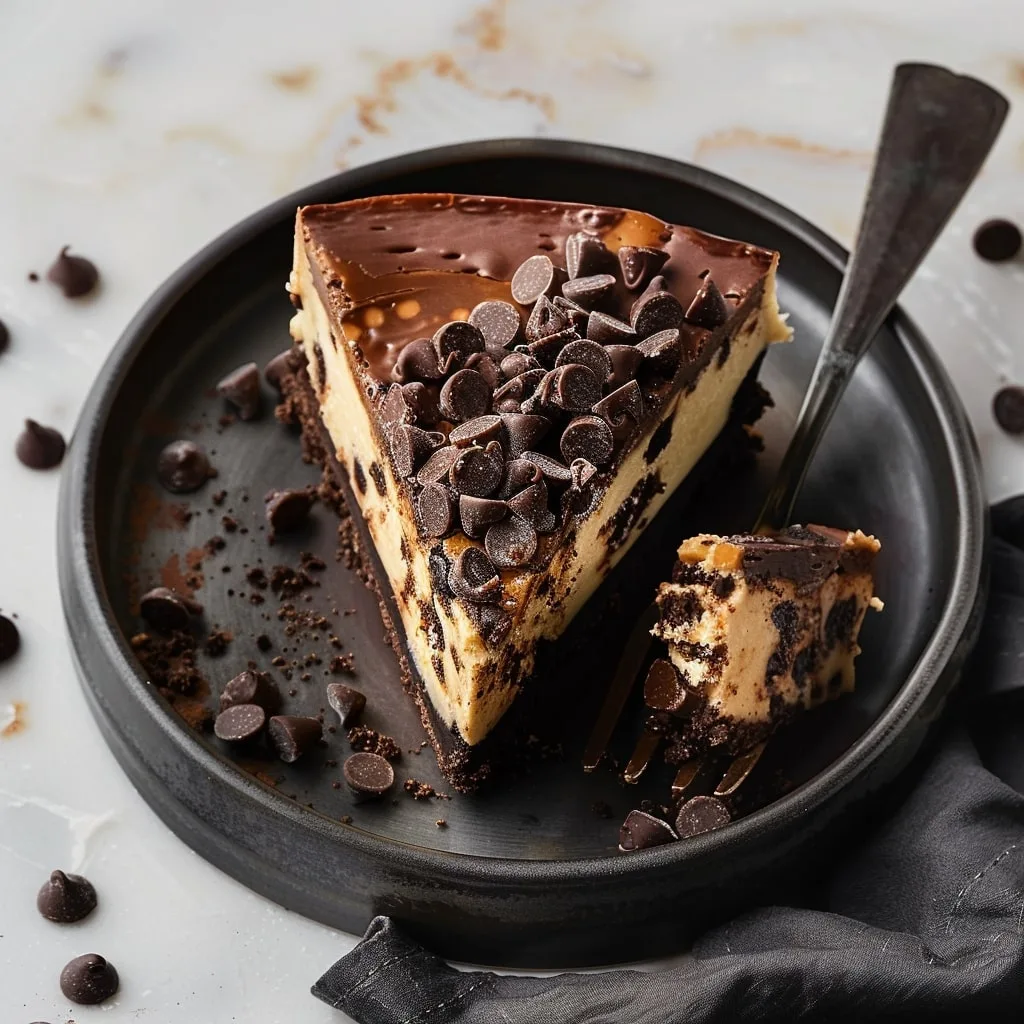 Black Bottom Chocolate Chip Cheesecake recipe