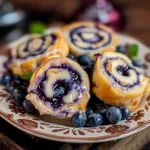 Blueberry Cheesecake Rolls