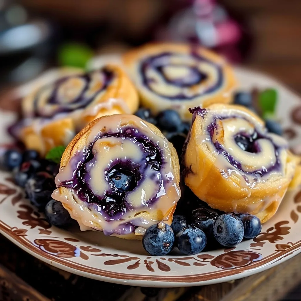 Blueberry Cheesecake Rolls