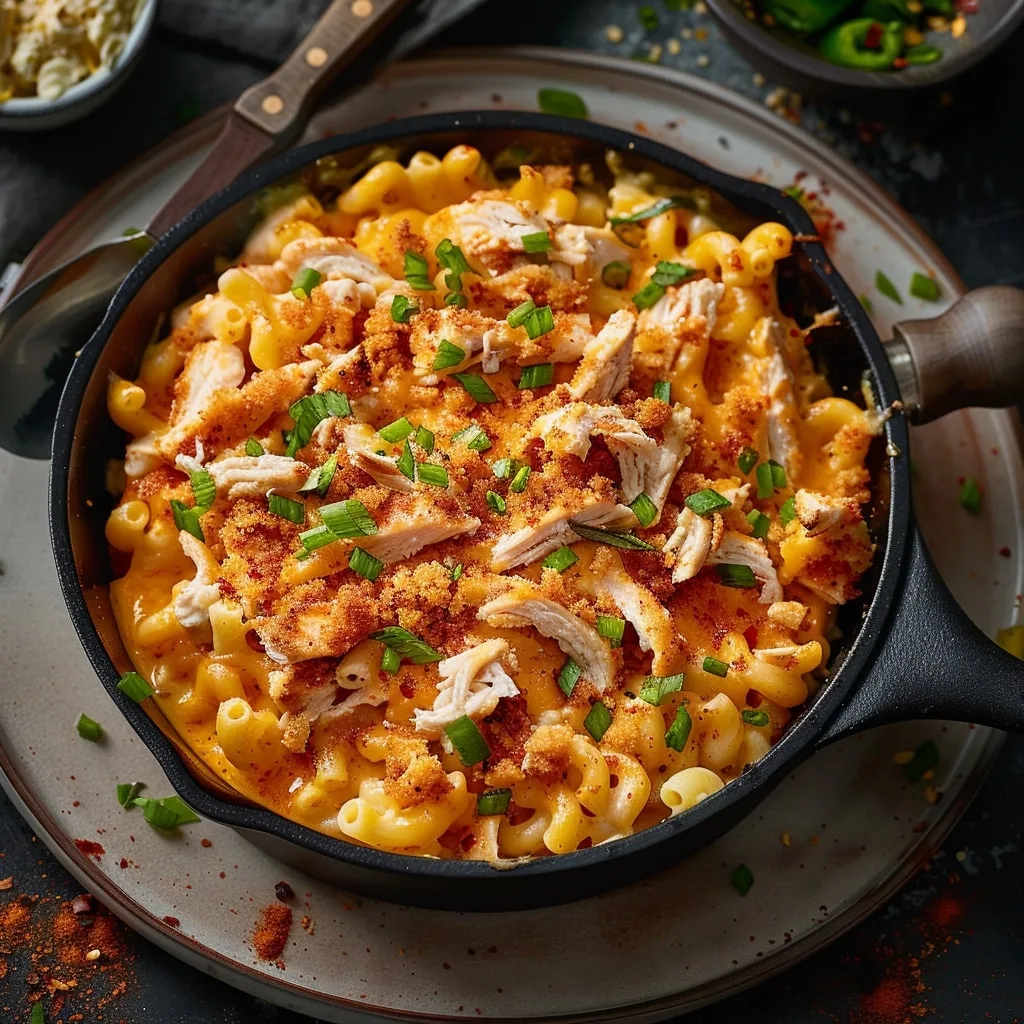 Buffalo Chicken Macaroni and Cheese