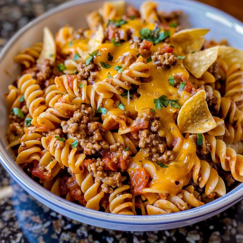 Cheesy Taco Pasta Recipe 2