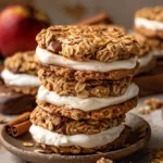 Cinnamon Apple Oatmeal Cream Pies