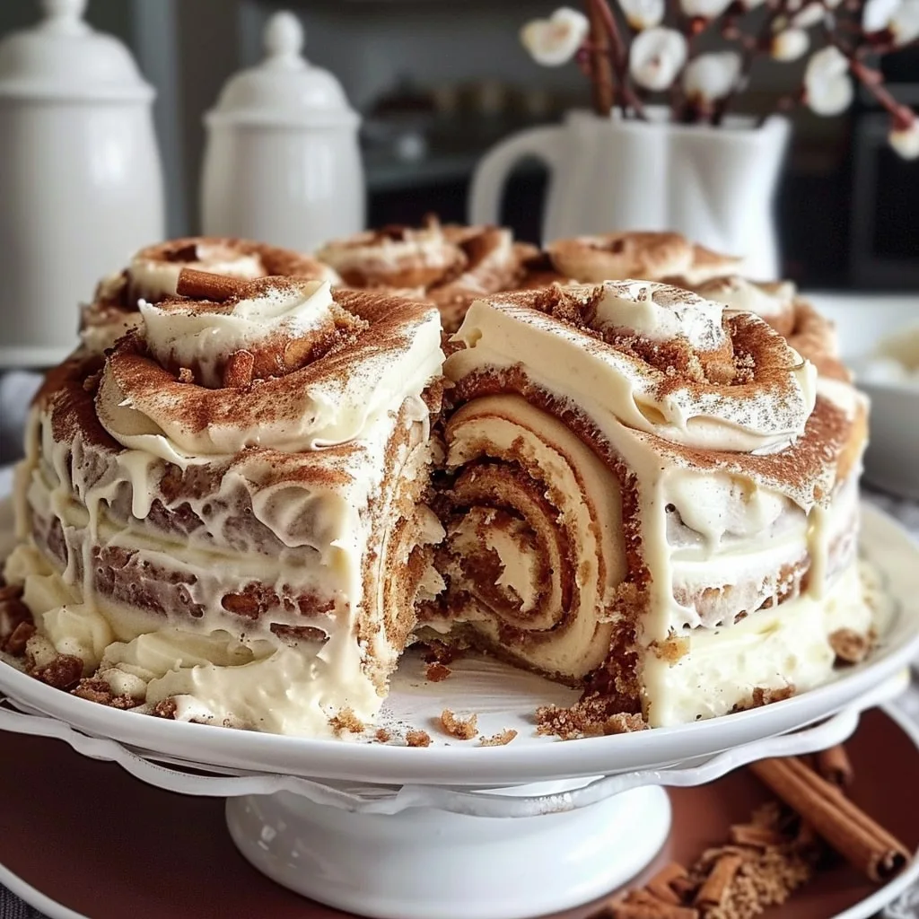 Cinnamon Roll Cake Recipe 2