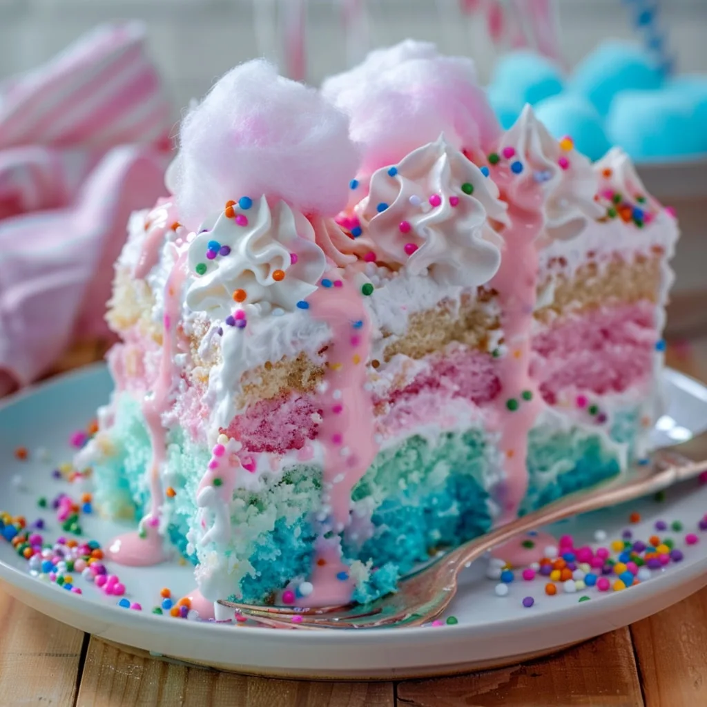 Cotton Candy Cake