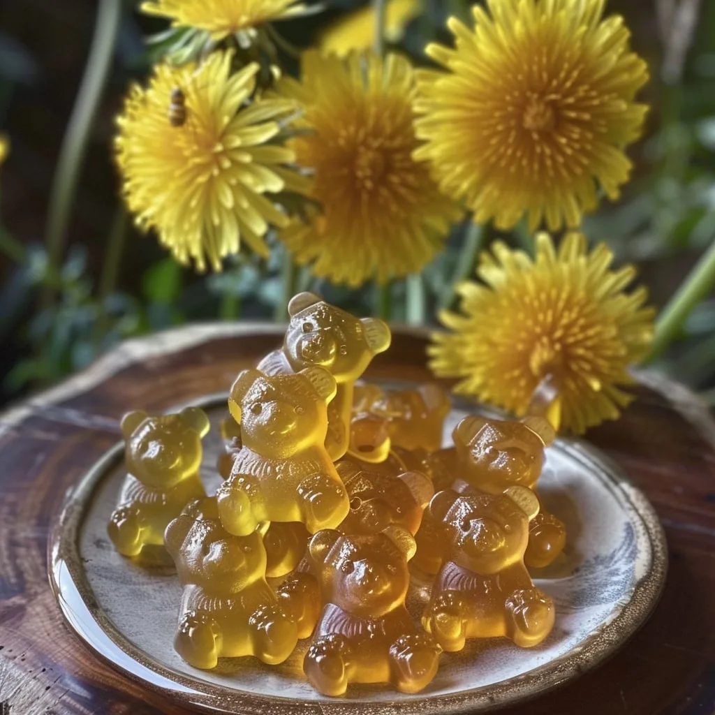 Dandelion and Honey Gummy Bears Recipe