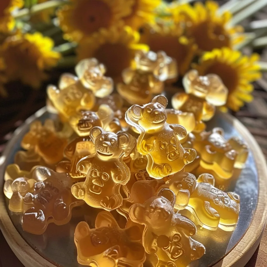 Dandelion and Honey Gummy Bears Full Recipe
