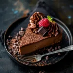 No-Bake Espresso Chocolate Cheesecake