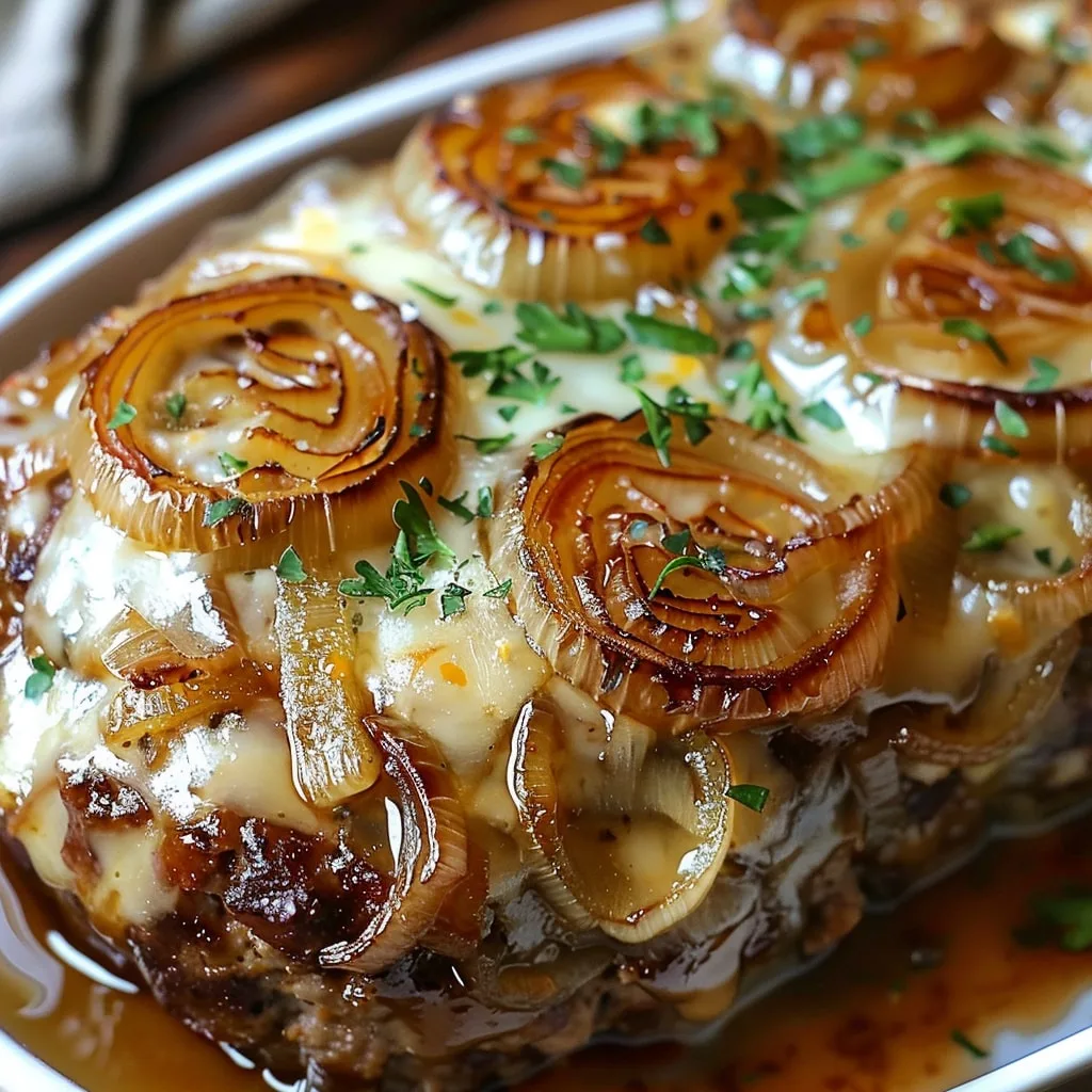 French Onion Meatloaf