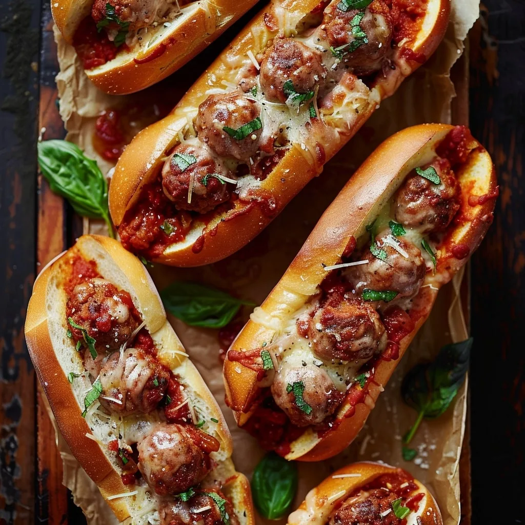 Italian Meatball Sub Sandwiches