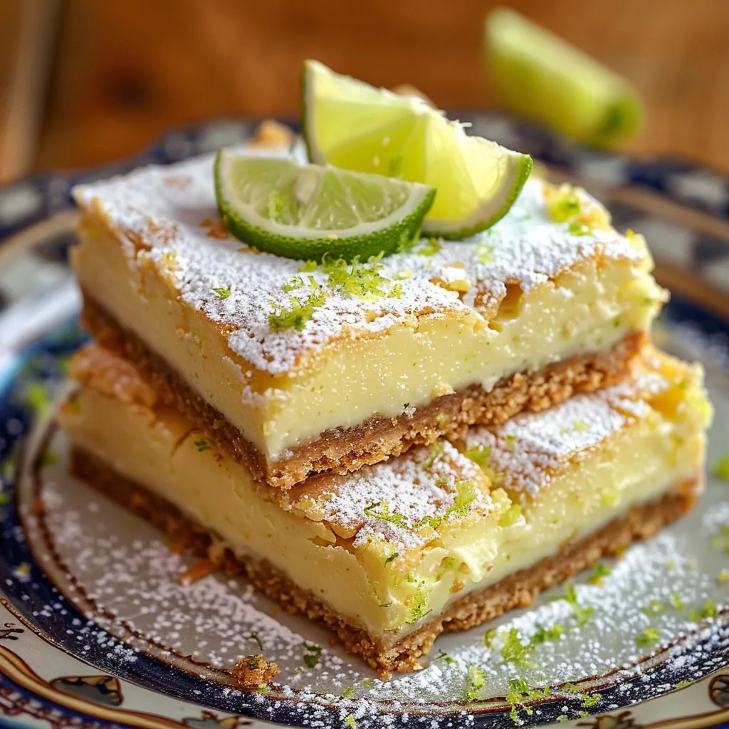 Key Lime Pie Bars