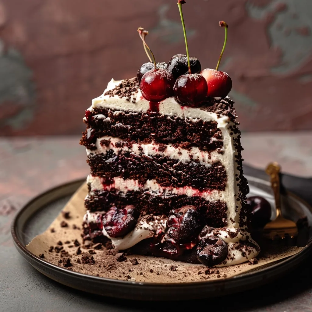 Mile-High Black Forest Cake