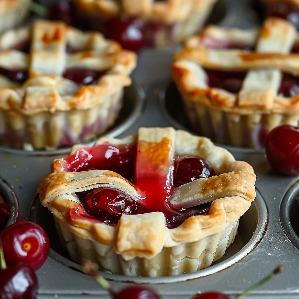 Mini Cherry Cream Cheese Pies Recipe