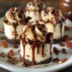 No Bake Turtle Mini Cheesecakes Recipe