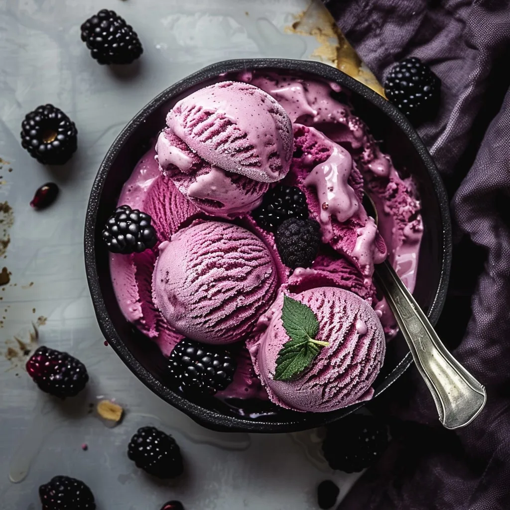 Blackberry Ice Cream