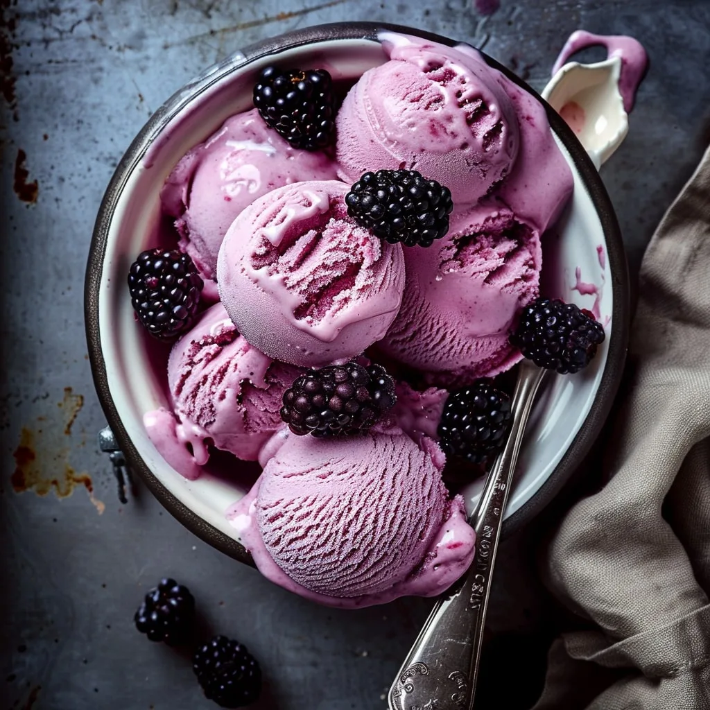 Blackberry Ice Cream Recipe