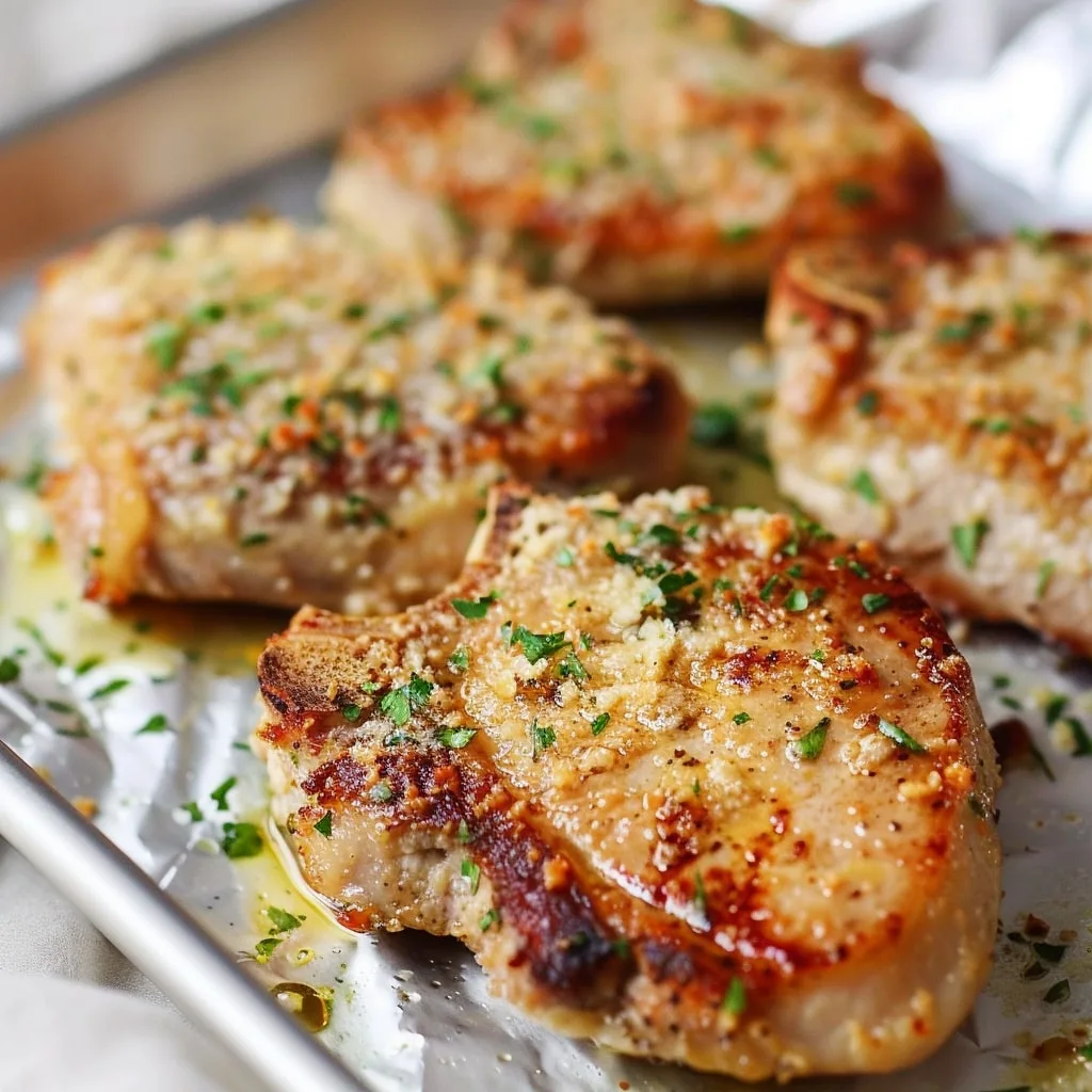 Parmesan Baked Pork Chops Recipe