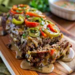 Philly Cheesesteak Meatloaf 2