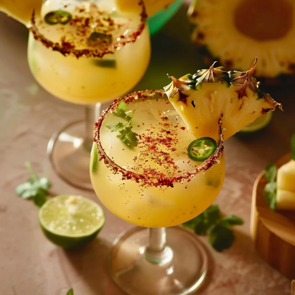 Pineapple Jalapeño Pitcher Margaritas Recipe