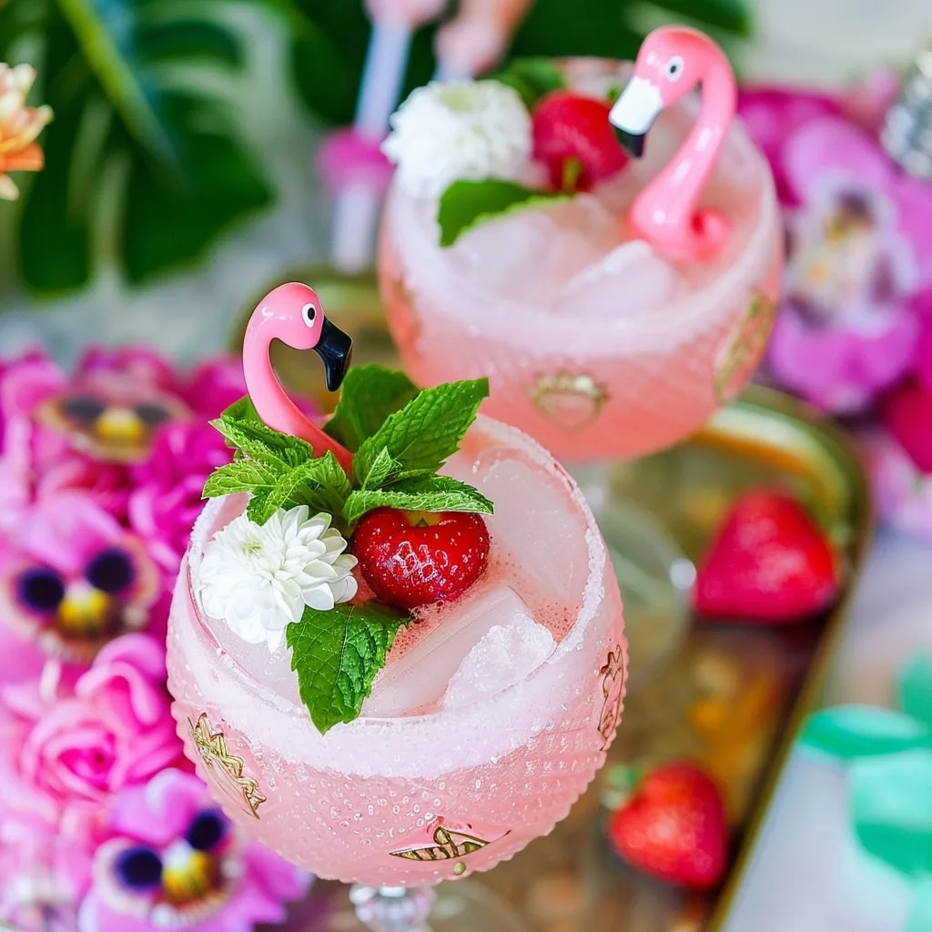 Pink Flamingo Punch Cocktail 3