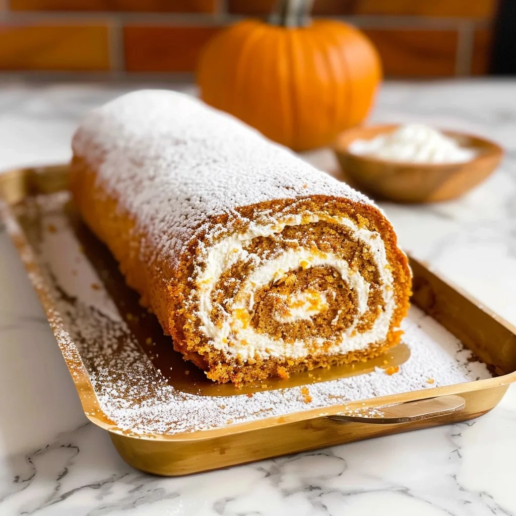 Pumpkin Roll Cake Recipe
