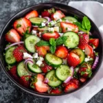 Strawberry Cucumber Salad