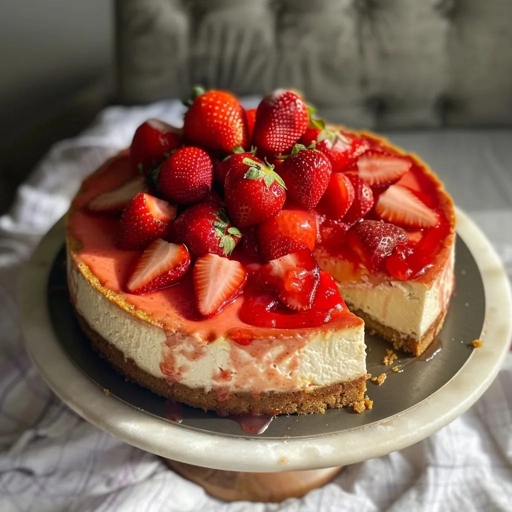 Strawberry Dream Cheesecake Full Recipe